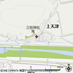 京都府福知山市上天津738周辺の地図
