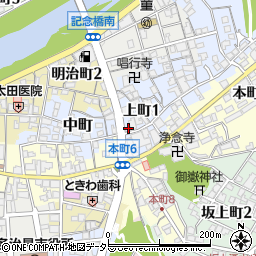 岐阜県多治見市上町1丁目27周辺の地図