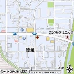 ココス平塚徳延店周辺の地図