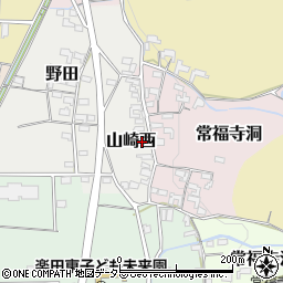 愛知県犬山市山崎西周辺の地図