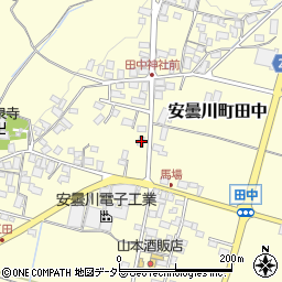 滋賀県高島市安曇川町田中2657周辺の地図