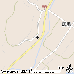 鳥取県西伯郡南部町馬場164周辺の地図