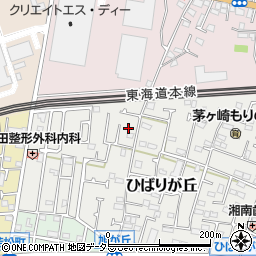 神奈川県茅ヶ崎市ひばりが丘1-64周辺の地図
