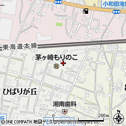 神奈川県茅ヶ崎市ひばりが丘4-44周辺の地図
