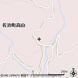 鳥取県鳥取市佐治町高山79周辺の地図