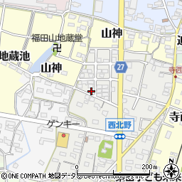愛知県犬山市西北野112-66周辺の地図