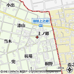 愛知県一宮市瀬部（上之郷）周辺の地図
