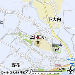 福知山市立上川口小学校周辺の地図