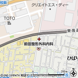 神奈川県茅ヶ崎市ひばりが丘1-3周辺の地図