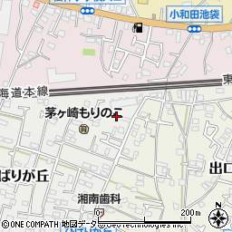 神奈川県茅ヶ崎市ひばりが丘4-13周辺の地図