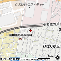 神奈川県茅ヶ崎市ひばりが丘1-1-40周辺の地図