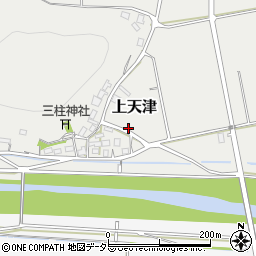 京都府福知山市上天津786周辺の地図