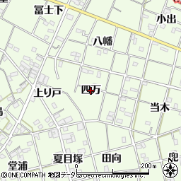 愛知県一宮市瀬部（四万）周辺の地図