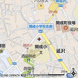 ファミリーマート開成延沢店周辺の地図