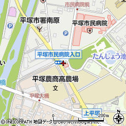 アイン薬局平塚店周辺の地図