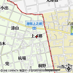 愛知県一宮市瀬部上ノ郷周辺の地図