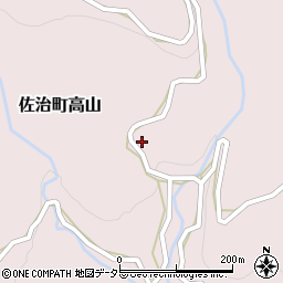 鳥取県鳥取市佐治町高山81周辺の地図