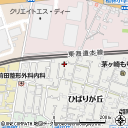 神奈川県茅ヶ崎市ひばりが丘1-67周辺の地図
