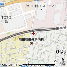 神奈川県茅ヶ崎市ひばりが丘1-1周辺の地図