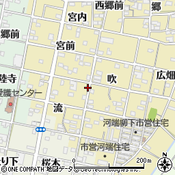 愛知県一宮市浅井町河端流16-1周辺の地図
