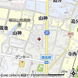 愛知県犬山市西北野112-71周辺の地図