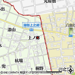 愛知県一宮市瀬部上ノ郷27周辺の地図