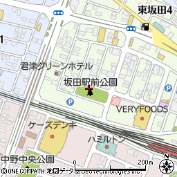 坂田駅前公園周辺の地図