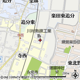 有限会社ウシホ製作所　楽田工場周辺の地図