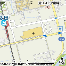 滋賀県米原市飯1022-1周辺の地図