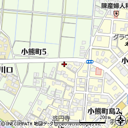岐阜県羽島市小熊町島58周辺の地図