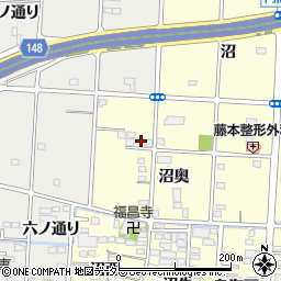 愛知県一宮市木曽川町門間沼奥16周辺の地図