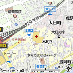 ヤマカ株式会社　本社周辺の地図