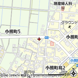 岐阜県羽島市小熊町島62周辺の地図