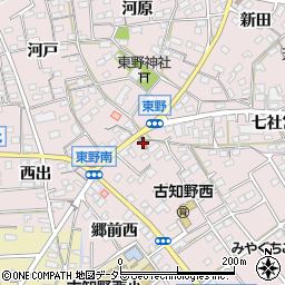 江南東野郵便局周辺の地図