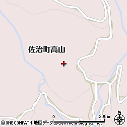 鳥取県鳥取市佐治町高山111周辺の地図