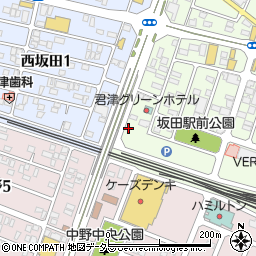 君津市市営坂田駐車場周辺の地図