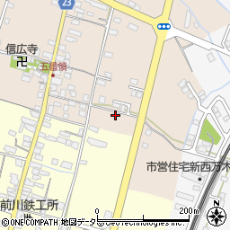 滋賀県高島市安曇川町五番領46周辺の地図