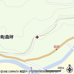 鳥取県鳥取市佐治町森坪周辺の地図