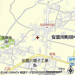 滋賀県高島市安曇川町田中2626周辺の地図