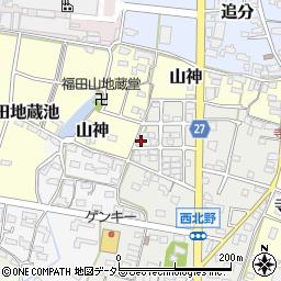 愛知県犬山市西北野112-24周辺の地図