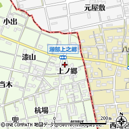 愛知県一宮市瀬部上ノ郷10周辺の地図