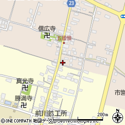 滋賀県高島市安曇川町五番領75周辺の地図