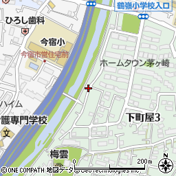 中原橋周辺の地図