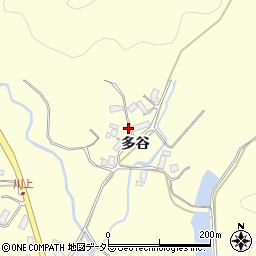 京都府福知山市報恩寺（多谷）周辺の地図