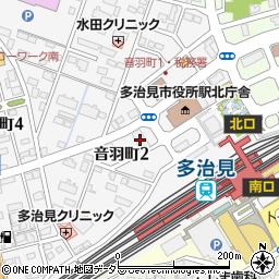 三菱ＵＦＪ銀行多治見支店周辺の地図