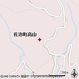 鳥取県鳥取市佐治町高山115周辺の地図