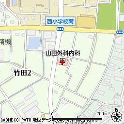 山田外科内科居宅介護支援事業所周辺の地図