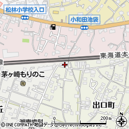 神奈川県茅ヶ崎市ひばりが丘4-1周辺の地図
