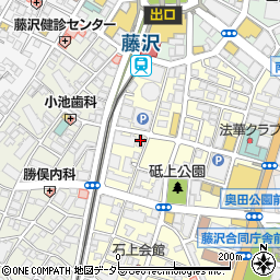早稲田塾藤沢校周辺の地図