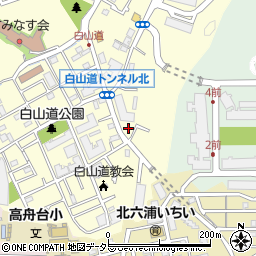 白山道六郎ヶ谷公園周辺の地図